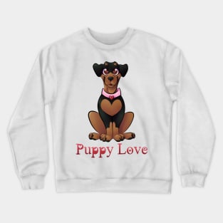 Rottweiler ~ Puppy Love Crewneck Sweatshirt